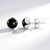 Orecchini in argento con Zaffiro Stellato Nero (de Melo Essence)