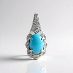 Ciondolo in argento con Turchese Sleeping Beauty