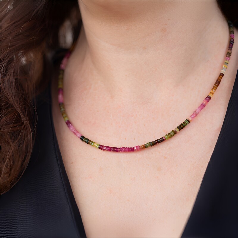 Collar en plata con Turmalina