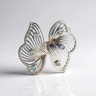 Welo Opal Silver Pendant (MONOSONO COLLECTION)
