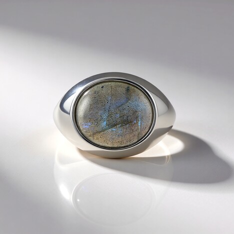 Bague en argent et Labradorite