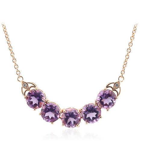Amethyst-Silbercollier