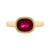 Bague en or et Rubellite AAA du Brésil (AMAYANI)