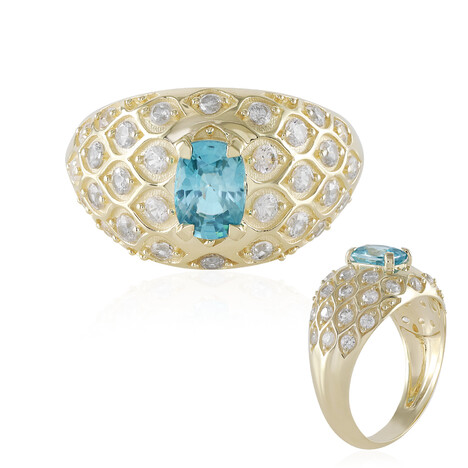 Bague en or et Zircon de Ratanakiri (Adela Gold)