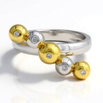 Anello in argento con Diamante I1 (G) (Annette)