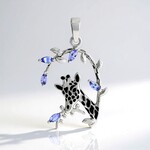 Pendentif en argent et Tanzanite
