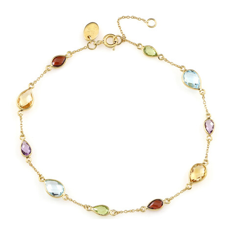 Bracciale in argento con Topazio Blu Cielo