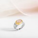 Anello in argento con Morganite del Madagascar