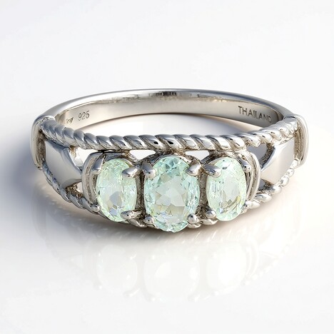 Anello in argento con Tormalina Paraíba