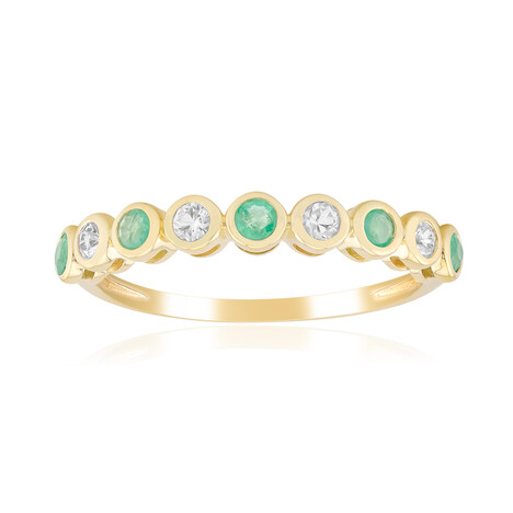 Sambia-Smaragd-Goldring