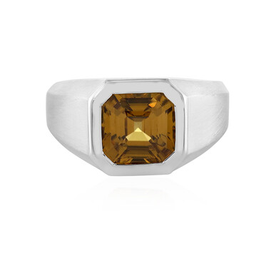 Anello in argento con Zircone Giallo
