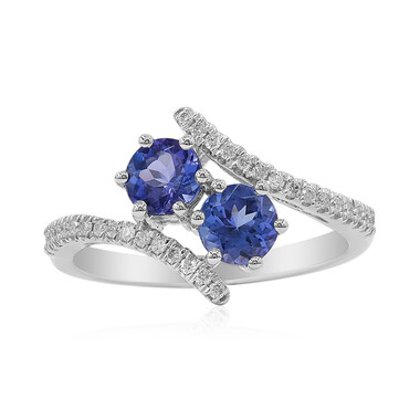 AAA-Tansanit-Goldring (CIRARI)