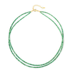 Collier en argent et Emeraude de Zambie