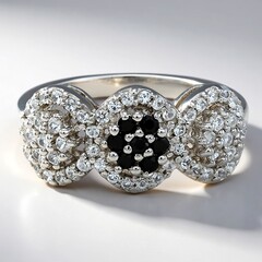 Anello in argento con Spinello Nero