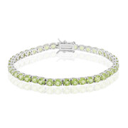 Burmesischer Peridot-Silberarmband