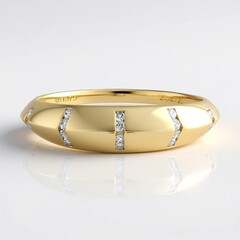 Anello in oro con Diamante I2 (H) (de Melo Gold)