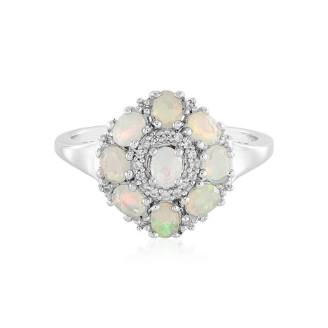 Anillo en plata con Ópalo de Welo