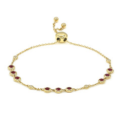 Bracciale in oro con Rubino Mozambico (CIRARI)