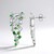 Boucles d'oreilles en argent et Zircon (SAELOCANA)