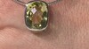 Colgante en plata con Quarzo limón (MONOSONO COLLECTION)