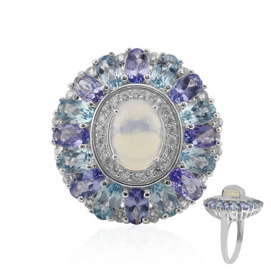 Anillo en plata con Ópalo de Welo