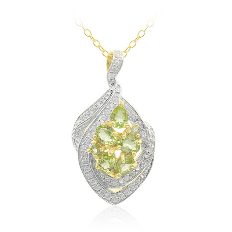 Collier en argent et Péridot