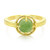 Zilveren ring met een keizerlijk chrysopraas