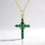 Collana in argento con Smeraldo Zambia (Gems en Vogue)