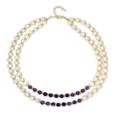 Collar en plata con Perla blanca Freshwater