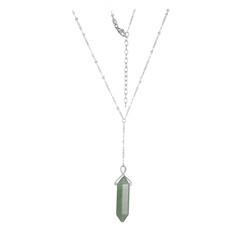 Collana in argento con Avventurina Verde