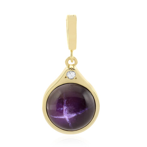 Ciondolo in argento con Granato Stellato