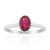 Bemainty Ruby Silver Ring