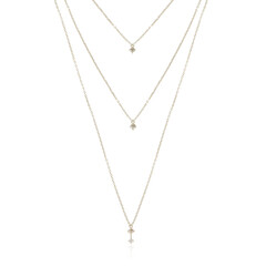 Collana in oro con Diamante Champagne VS1 (de Melo)