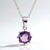 Collana in argento con Ametista Boliviana