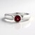 Anello in argento con Rodolite