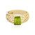 Anillo en oro con Peridoto (Ornaments by de Melo)