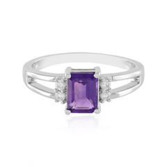 Sibirischer Amethyst-Silberring