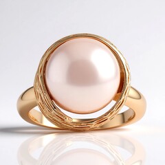 Anello in argento con Perla Ming Porpora