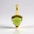 Ciondolo in argento con Vesuvianite