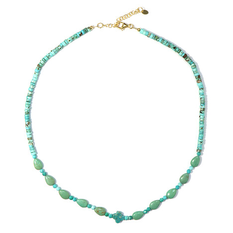 Türkis-Silberhalskette