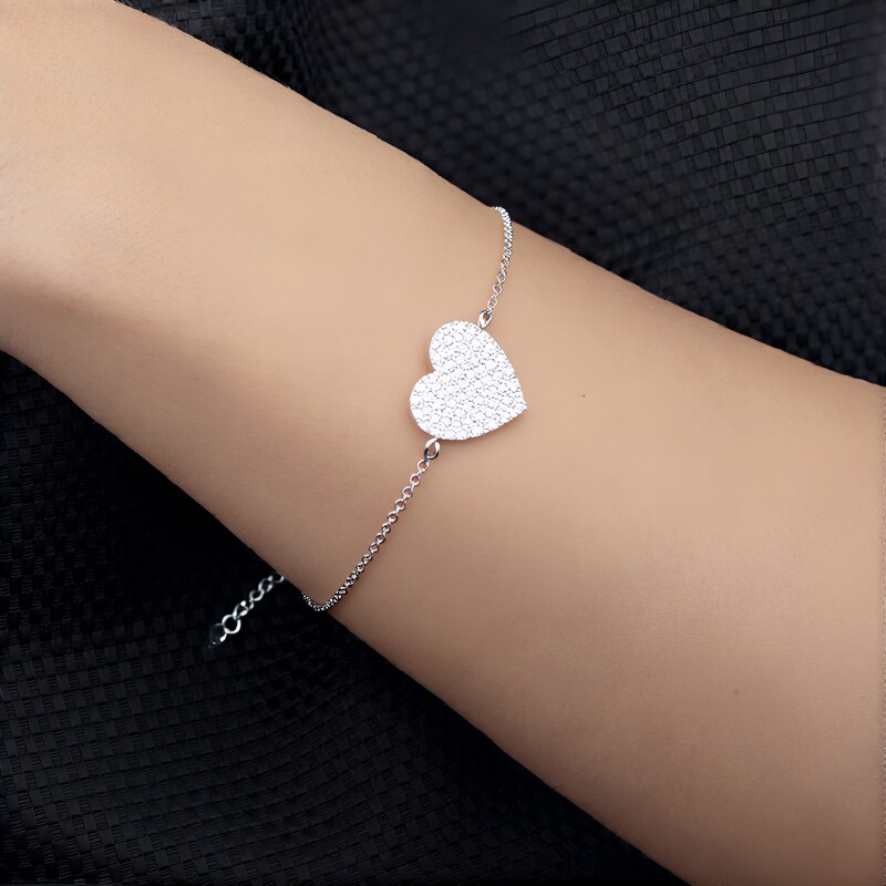 Bracciale in argento con Zircone