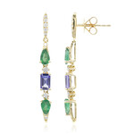 Gouden oorbellen met AAA Zambia smaragden (CIRARI)