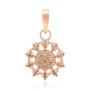I1 Argyle Rose de France Diamond Silver Pendant (Annette)