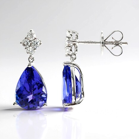 Orecchini in oro con Tanzanite AAA (CIRARI)