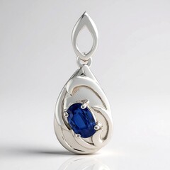 Ciondolo in argento con Cianite del Nepal (Pallanova)