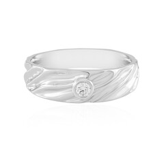 Bague en argent et Diamant IF (G) (de Melo Essence)