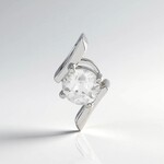 Ciondolo in argento con Zircone (Adela Silber)