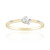 Bague en or et Diamant SI1 (G) (Annette)
