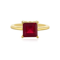 Anello in argento con Rubino del Madagascar