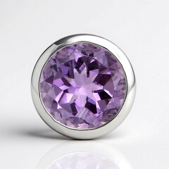Ciondolo in argento con Ametista